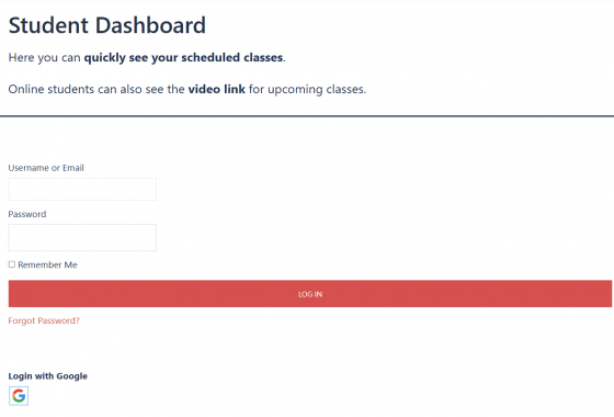 Dashboard Home Page